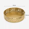 Golden Round Tray (large)