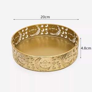 Golden Round Tray (large)